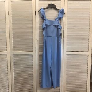 Girls blue jumpsuit.